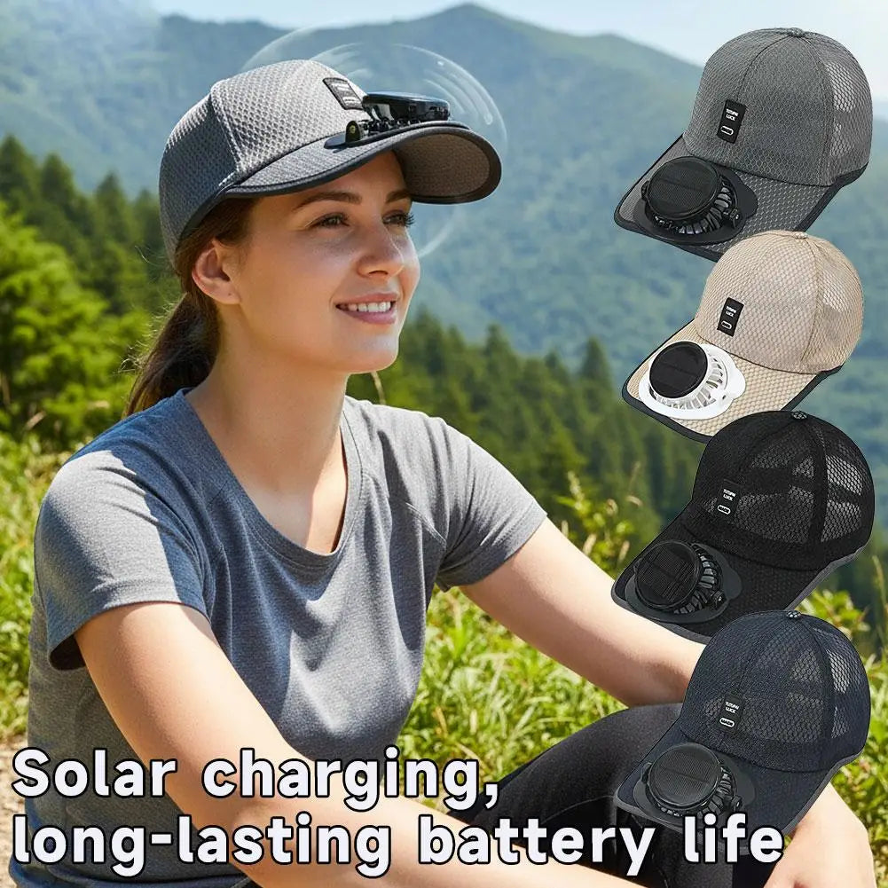 BreezeCool Solar Fan Cap